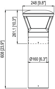 LED Bollards LL-BR06 image 2